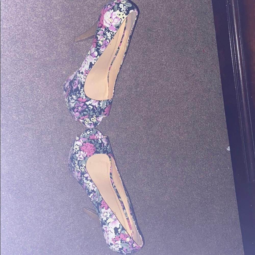 Floral heels